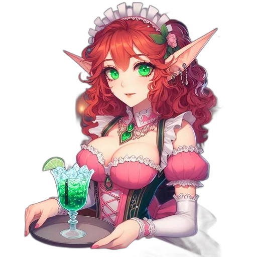 staff, dress, dragon, food transparent PNG cut-out