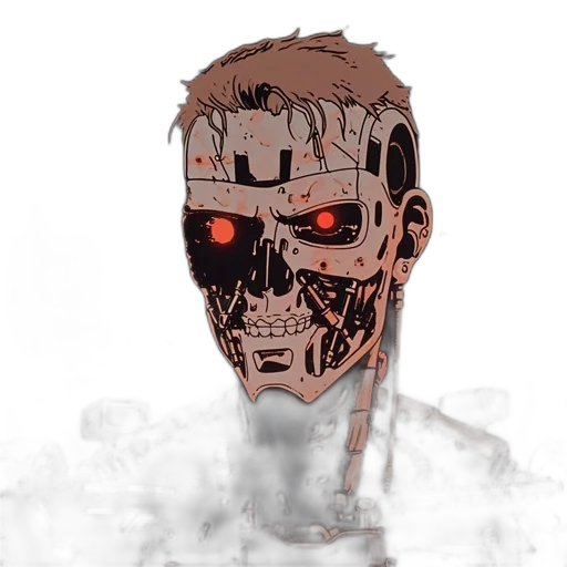 robot, mask, face, creature transparent PNG cut-out