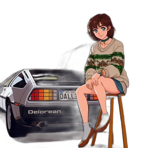 car, jacket, dress, robot transparent PNG cut-out