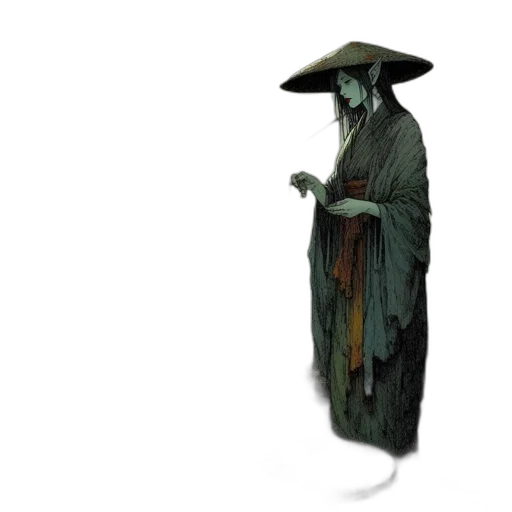 staff, mask, hat, creature transparent PNG cut-out