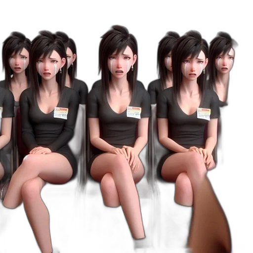 dress, robot, 3d render, concept art transparent PNG cut-out