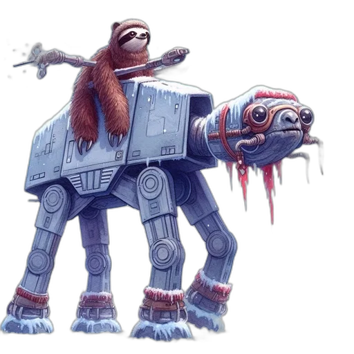 creature, concept art, fantasy art, 3d render transparent PNG cut-out