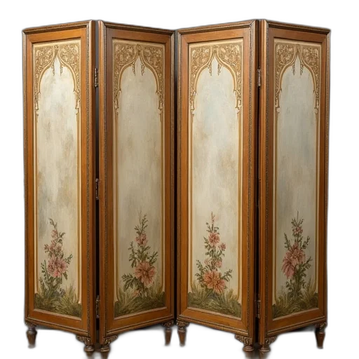 furniture, antique, french, painted transparent PNG cut-out