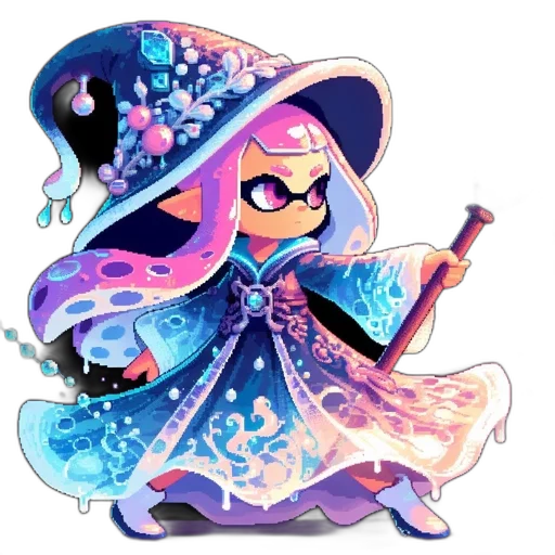 staff, dress, weapon, concept art transparent PNG cut-out