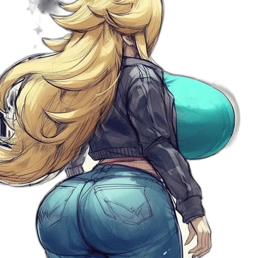 jacket, hair, weapon, watercolor transparent PNG cut-out