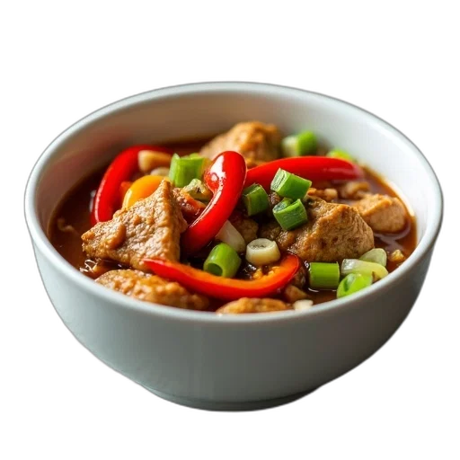 food, photorealistic, 3d render, bowl transparent PNG cut-out