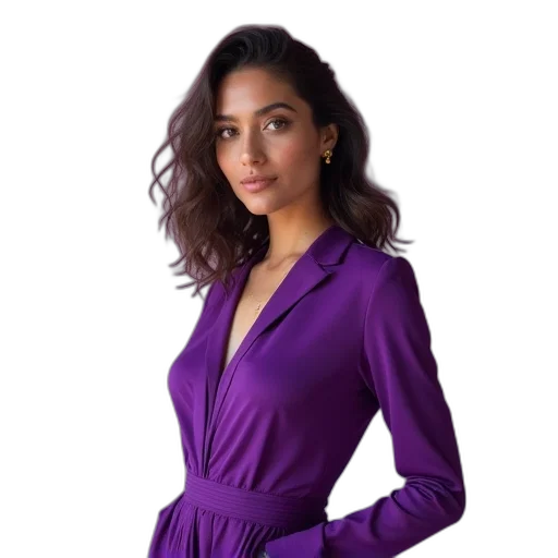 dress, jacket, staff, jewelry transparent PNG cut-out