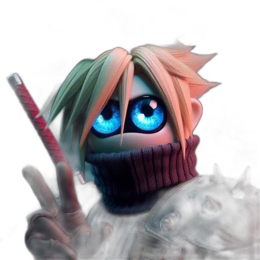 mask, face, staff, robot transparent PNG cut-out