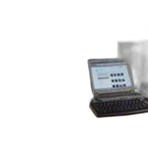 cluttered, office, desk, two transparent PNG cut-out