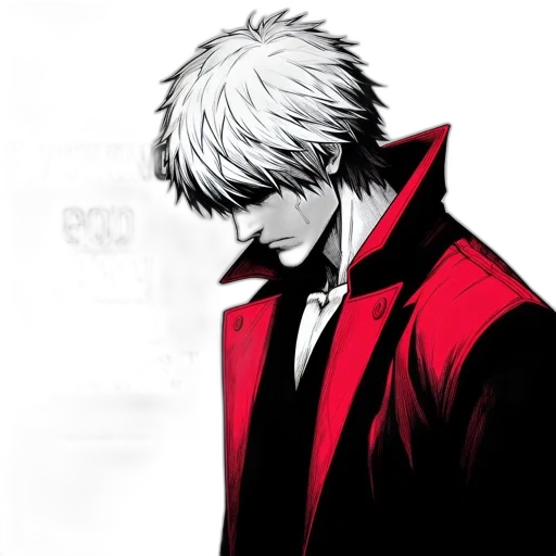jacket, comic book art, anime, concept art transparent PNG cut-out