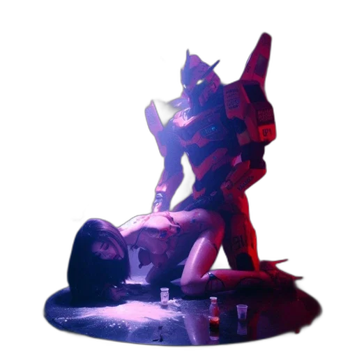 robot, weapon, car, concept art transparent PNG cut-out