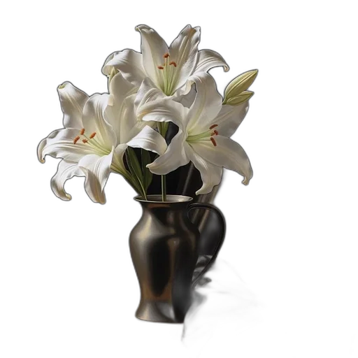 flower, crown, 3d render, photorealistic transparent PNG cut-out
