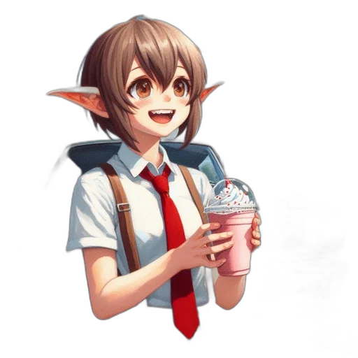 staff, food, creature, face transparent PNG cut-out