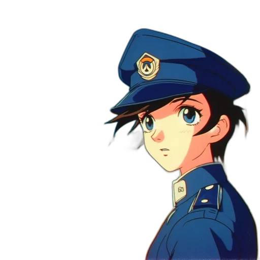 hat, staff, face, weapon transparent PNG cut-out