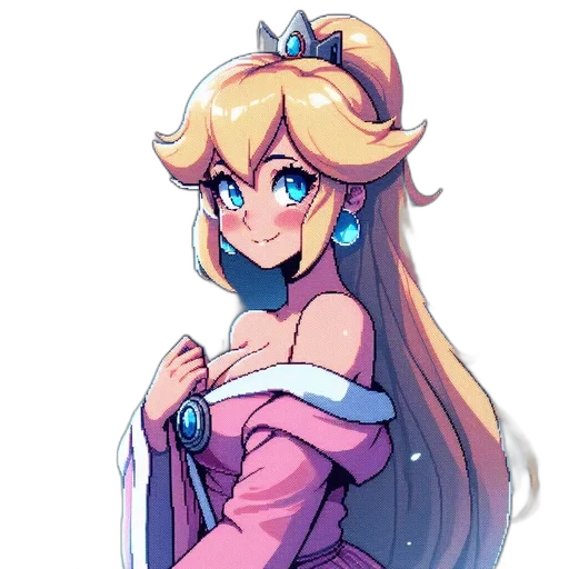 dress, crown, staff, weapon transparent PNG cut-out