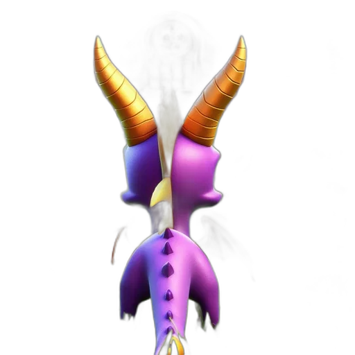 dragon, staff, weapon, creature transparent PNG cut-out