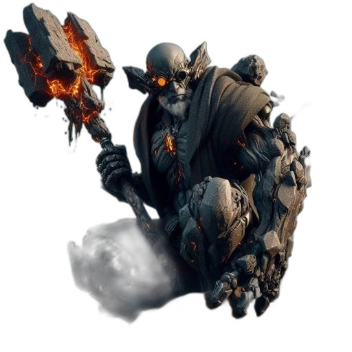 weapon, robot, dragon, sword transparent PNG cut-out