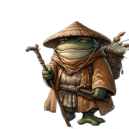 staff, hat, concept art, fantasy art transparent PNG cut-out