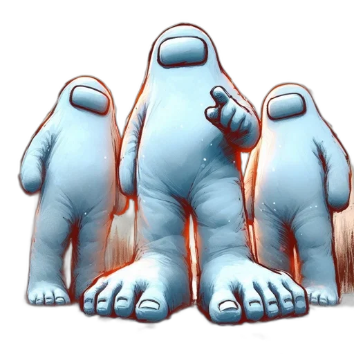 shoes, creature, concept art, 3d render transparent PNG cut-out