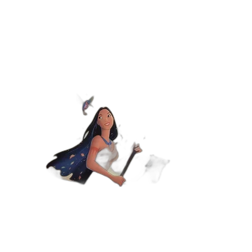 hat, shoes, staff, creature transparent PNG cut-out