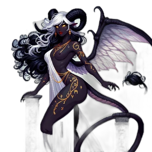 dragon, creature, staff, fantasy art transparent PNG cut-out