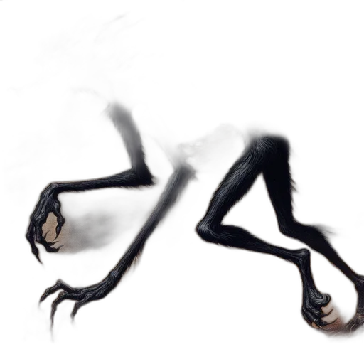 creature, hair, mask, animal transparent PNG cut-out