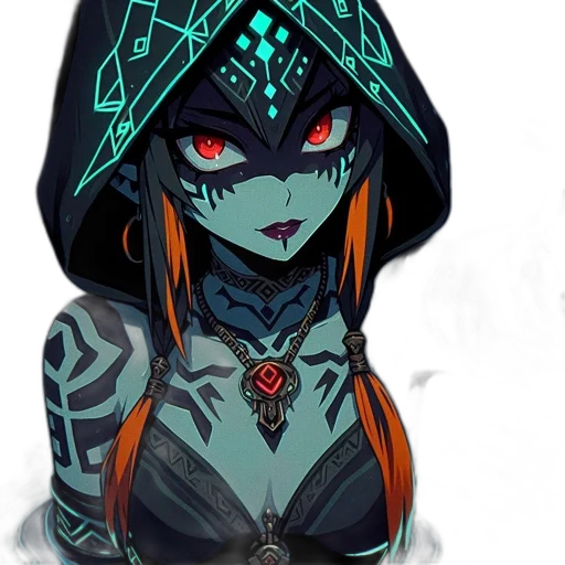 mask, jewelry, concept art, cyberpunk transparent PNG cut-out