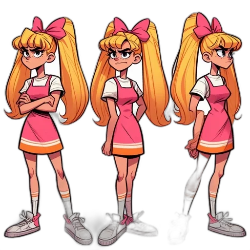 dress, staff, concept art, cartoon transparent PNG cut-out