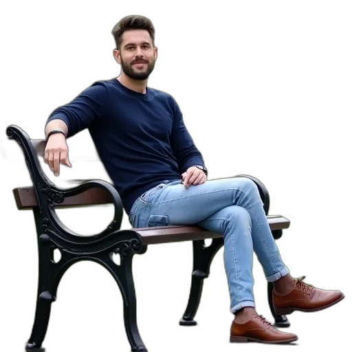 furniture, staff, jacket, hair transparent PNG cut-out