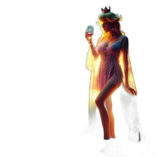 crown, dress, concept art, pixel art transparent PNG cut-out