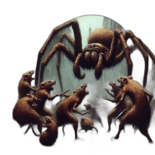 creature, animal, mask, hair transparent PNG cut-out