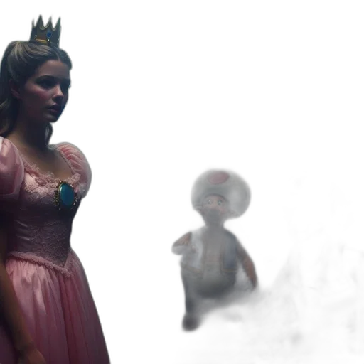 dress, crown, creature, mask transparent PNG cut-out
