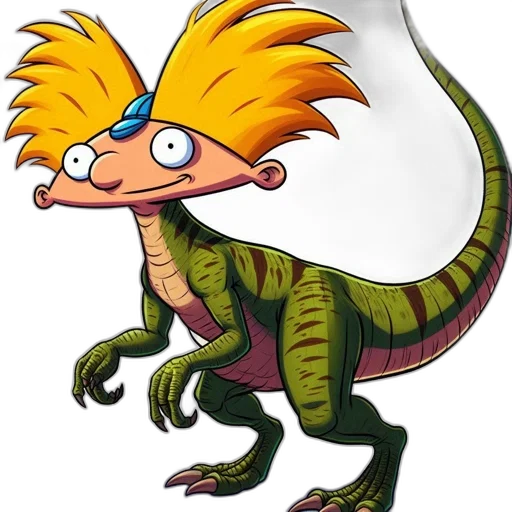 dragon, creature, animal, staff transparent PNG cut-out