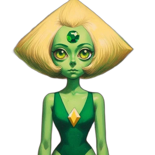 jewelry, staff, dress, creature transparent PNG cut-out