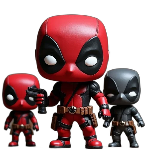 3d render, concept art, comic book art, deadpool transparent PNG cut-out