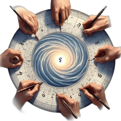 image, features, circular, sundial-like transparent PNG cut-out