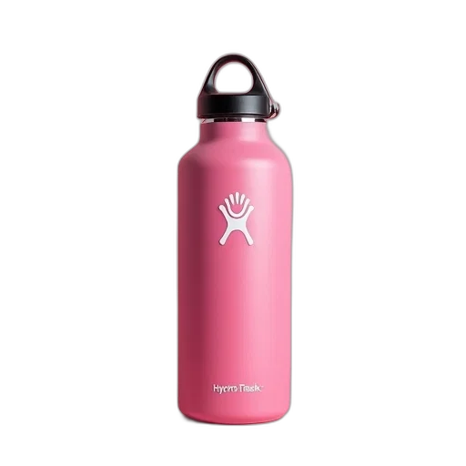 bottle, hydro, flask, pink transparent PNG cut-out
