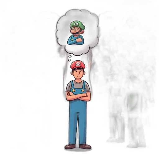 hat, mask, staff, face transparent PNG cut-out