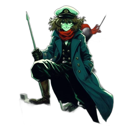 staff, mask, weapon, hat transparent PNG cut-out