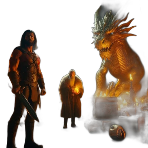 dragon, creature, concept art, fantasy art transparent PNG cut-out