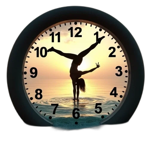 3d render, photorealistic, clock, displaying transparent PNG cut-out
