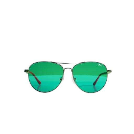 3d render, green, neon, front transparent PNG cut-out
