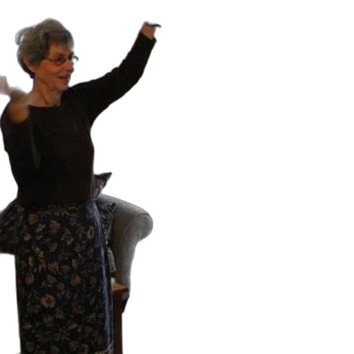 dress, older, woman, young transparent PNG cut-out