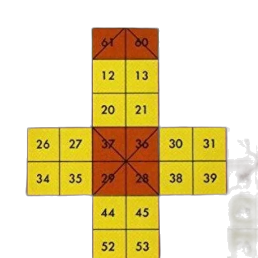 golden, colorful, grid, numbers transparent PNG cut-out