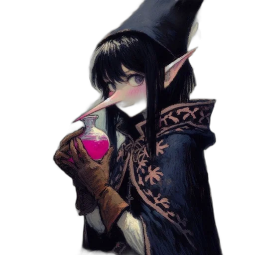 staff, mask, weapon, jacket transparent PNG cut-out