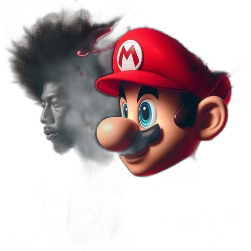 face, mask, hat, hair transparent PNG cut-out