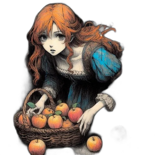 food, fantasy art, concept art, watercolor transparent PNG cut-out