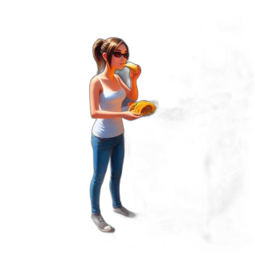 food, staff, concept art, 3d render transparent PNG cut-out