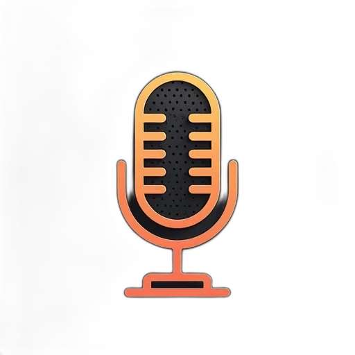 microphone, icon, radio, interviews transparent PNG cut-out