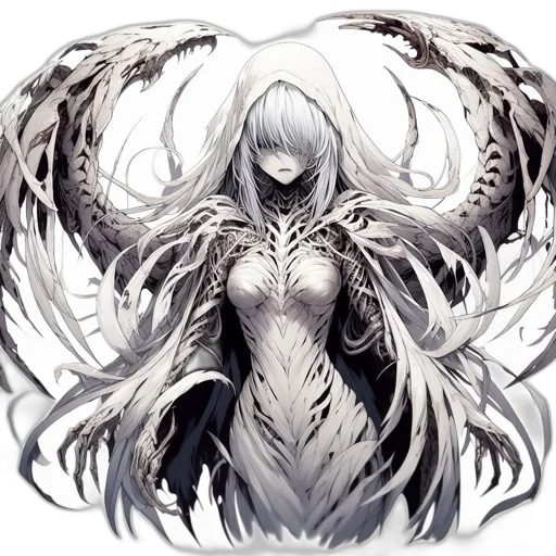 creature, dragon, hair, animal transparent PNG cut-out